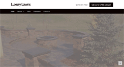 Desktop Screenshot of luxurylawnslandscaping.com